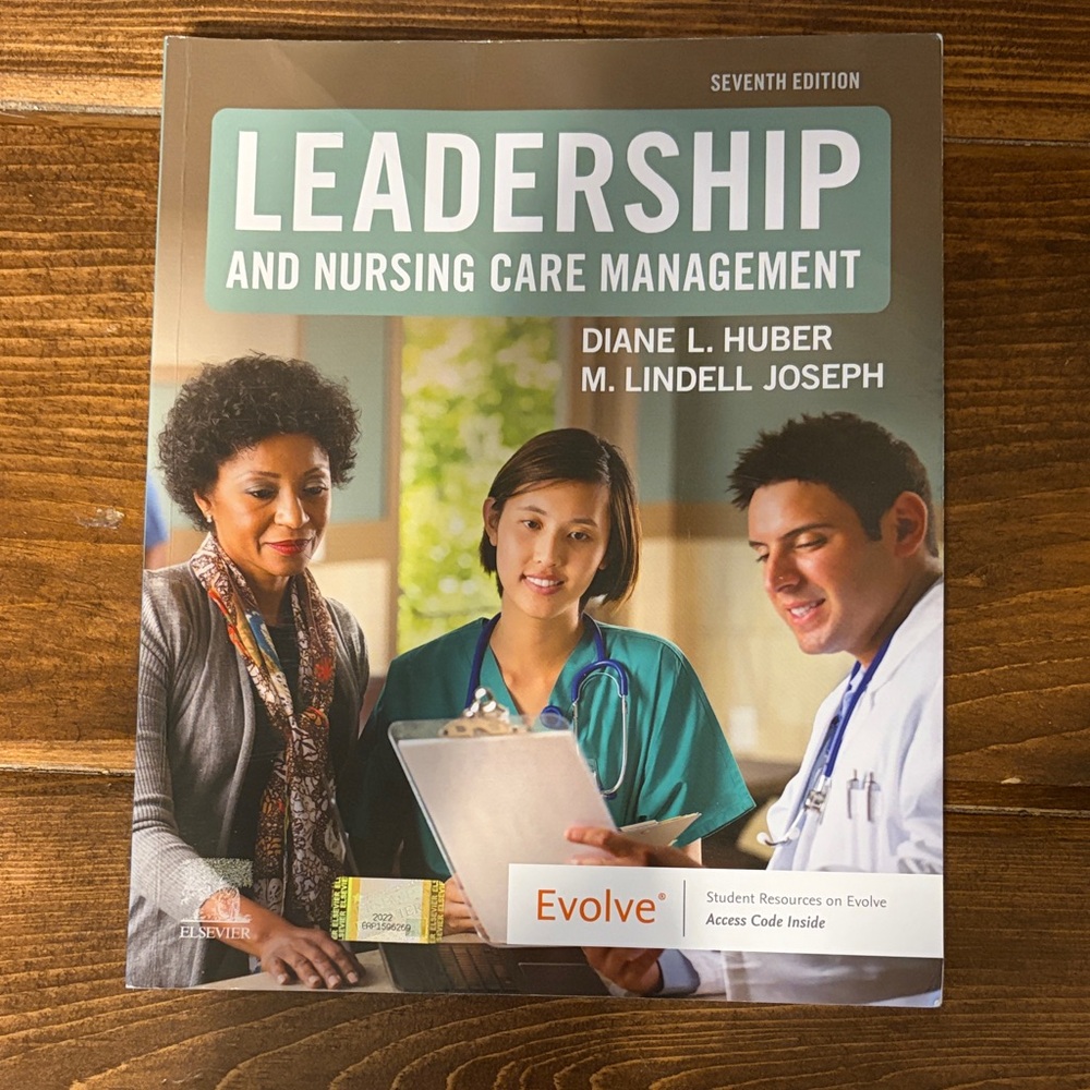 Leadership and Nursing Care Management Textbook - Green Cover